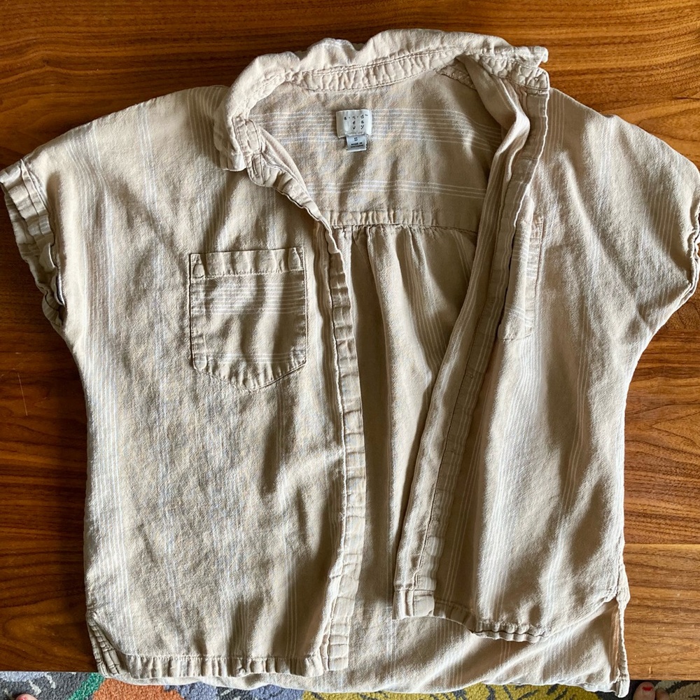 Short Sleeved Button Down Shirt